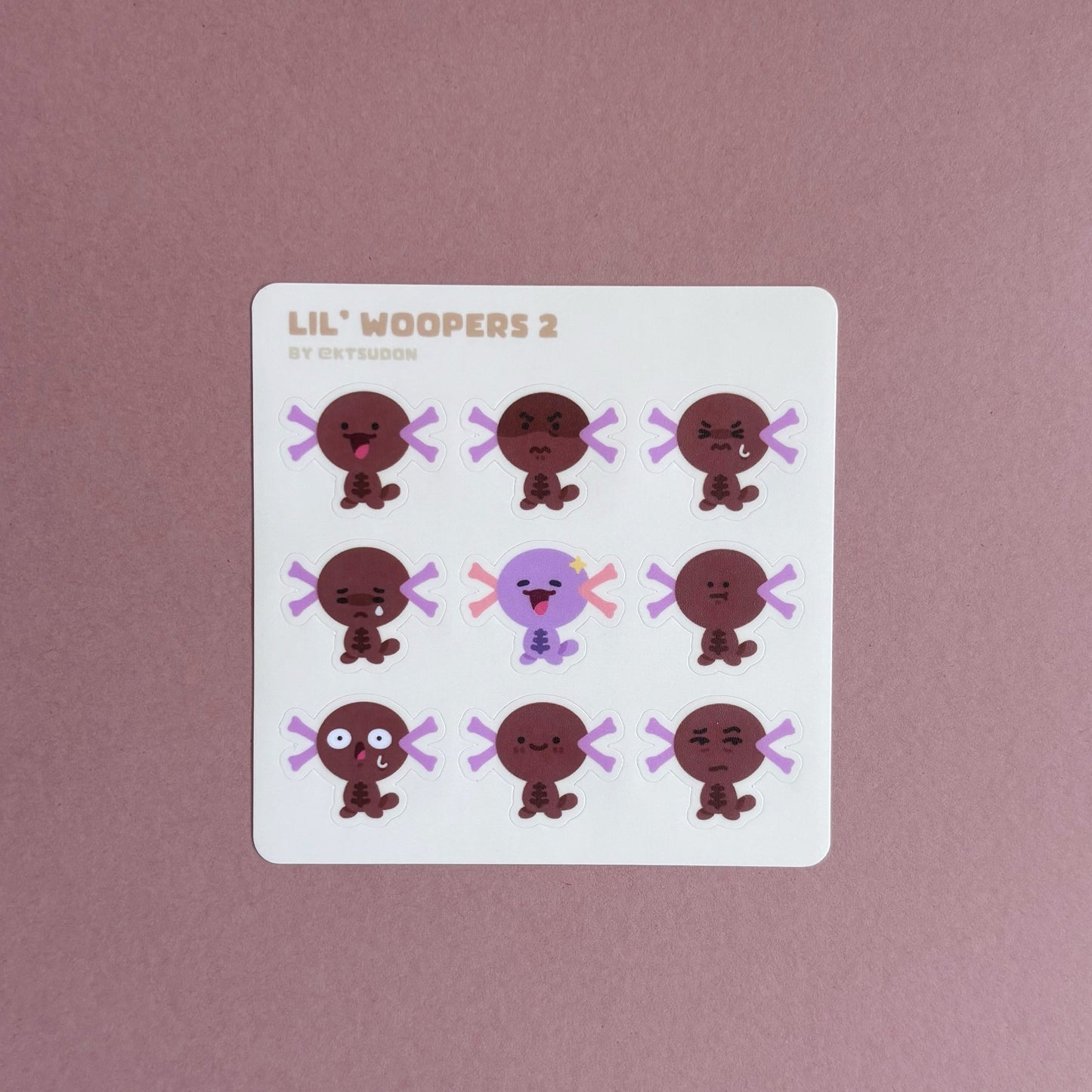 Mini Paldean Wooper Sticker Sheet