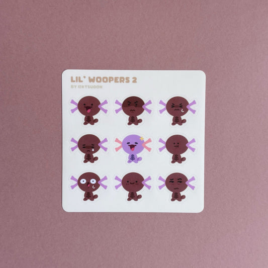 Mini Paldean Wooper Sticker Sheet