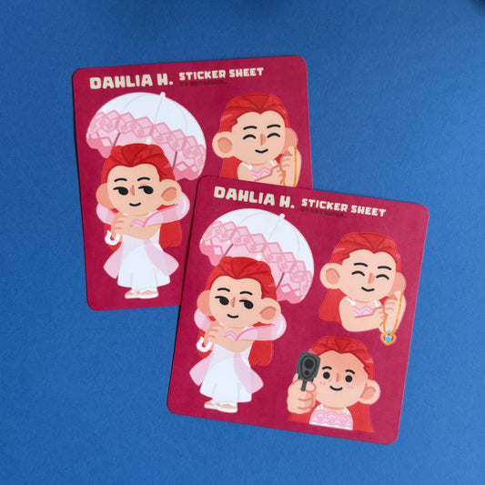 Ace Attorney Dahlia Sticker Sheet