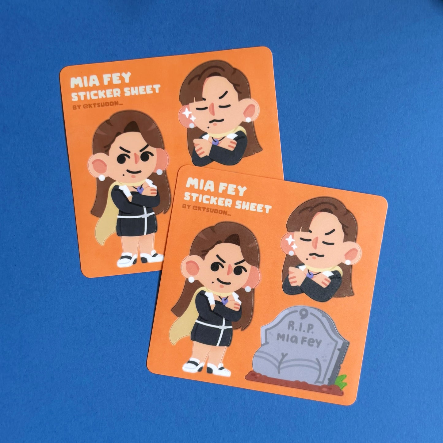 Ace Attorney Mia Fey Sticker Sheet
