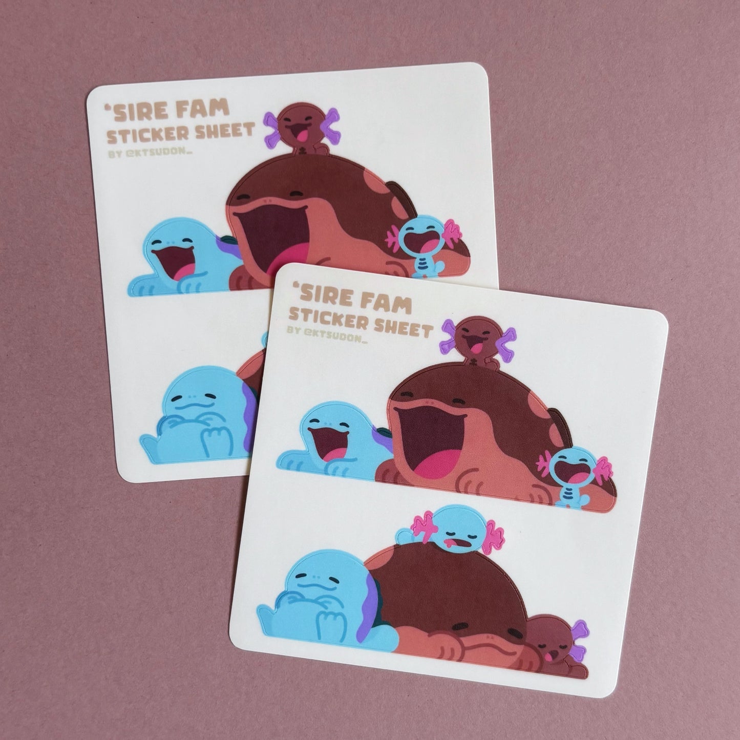 Sire Family Sticker Sheet