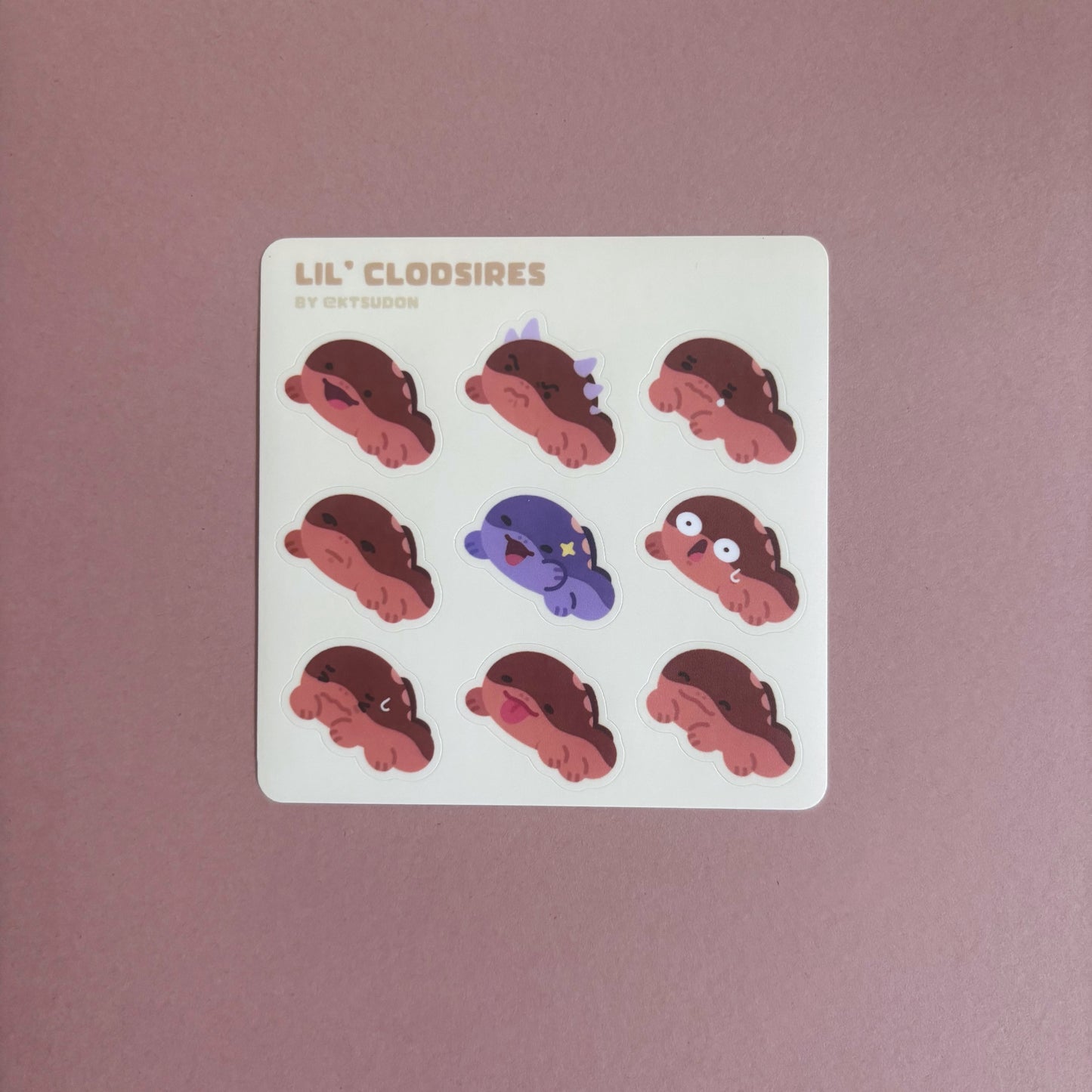 Mini Clodsire Sticker Sheet