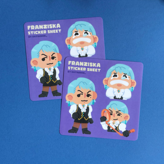 Ace Attorney Franziska Sticker Sheet