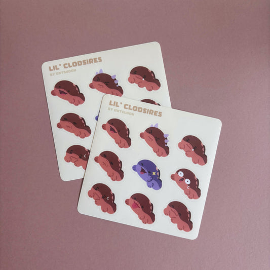 Mini Clodsire Sticker Sheet