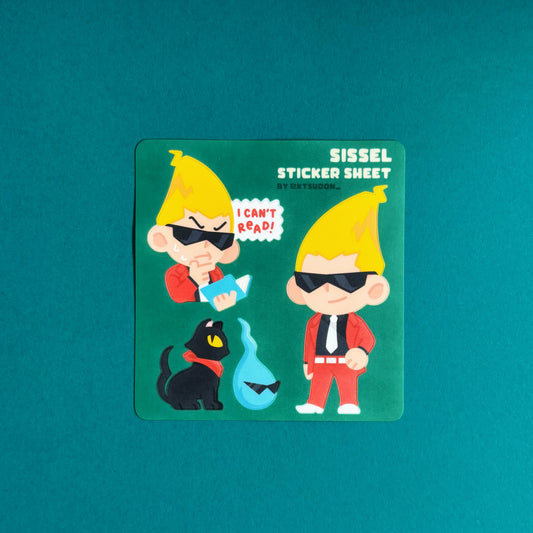 Ghost Trick Sissel Sticker Sheet