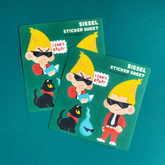 Ghost Trick Sissel Sticker Sheet