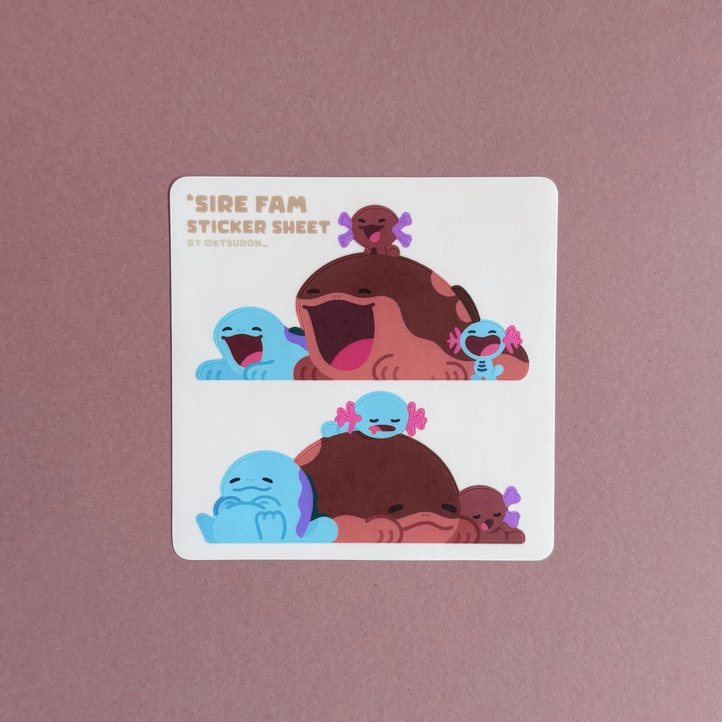 Sire Family Sticker Sheet