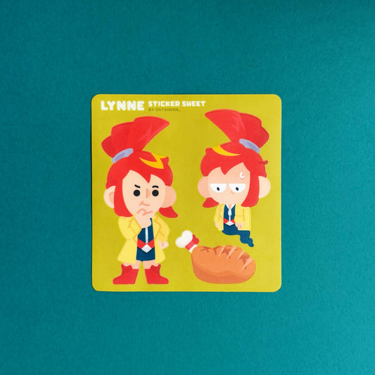 Ghost Trick Lynne Sticker Sheet