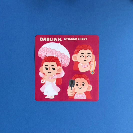 Ace Attorney Dahlia Sticker Sheet