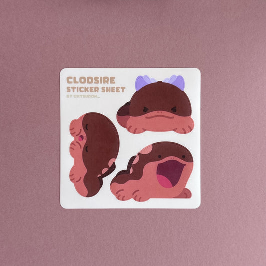 Clodsire Sticker Sheet